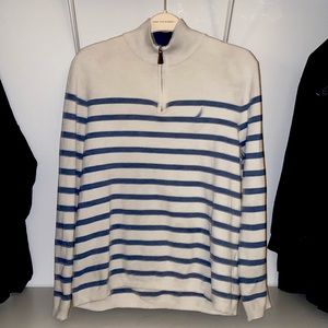 QUARTER-ZIP NAUTEX FLEECE SWEATSHIRT